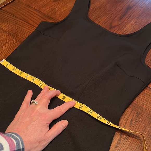 Black Tank Dress Fitted Size 7/8 - Picture 12 of 14